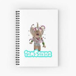 Sanna loves Unicorn Notebook
