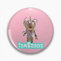 Sanna Loves Unicorns Pin