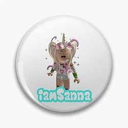 Sanna Loves Unicorns Pin
