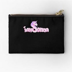 Merch by IamSanna Logo Zipper Pouch