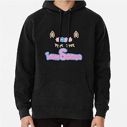 Sanna Loves Unicorns Black Pullover Hoodie