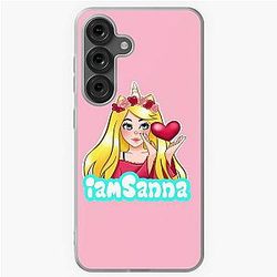 Sanna Loves Unicorns Pink Galaxy Case