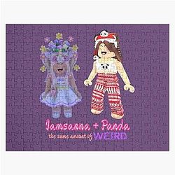Iam Sanna and the panda same amount Jigsaw Puzzle