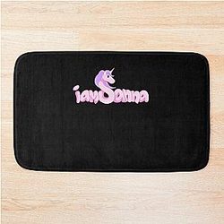 Merch by IamSanna Logo Bath Mat