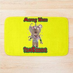 Sanna Loves Unicorns Yellow Bath Mat