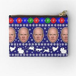 Phil Mitchell Eastenders Ian Beale Ugly Christmas Sweater Xmas Party Jumper Gift Idea Zipper Pouch