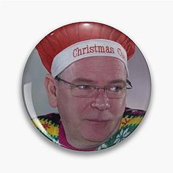 Festive Ian Beale Pin
