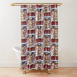 Ian Beale Eastenders Xmas Tree Snow Decorations Ugly Sweater Shower Curtain