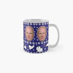 Phil Mitchell Steve McFadden Eastenders Ian Beale Ugly Christmas Sweater Xmas Party Jumper Gift Idea Classic Mug