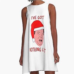 Ian Beale - Santa Beale's Got Nothing Left A-Line Dress