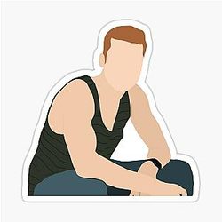 Ian Gallagher Portrait Sticker