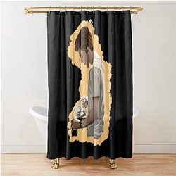 Ian Gallagher Coffee Shower Curtain