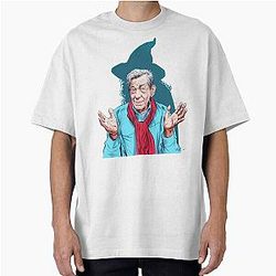 Sir Ian McKellen - An illustration by Paul Cemmick Oversized Shirt