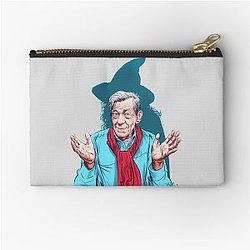Sir Ian McKellen An illustration by Paul Cemmick Zipper Pouch
