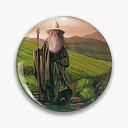 Ian McKellen Painting Pin