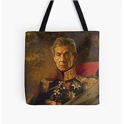 Sir Ian McKellen All Over Print Tote Bag