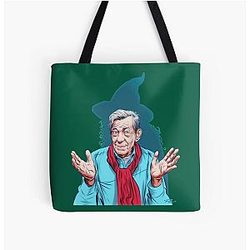 Sir Ian McKellen - An  illustration by Paul Cemmick Tote Bag