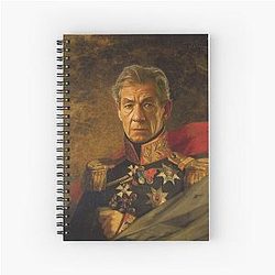 Sir Ian McKellen Spiral Notebook