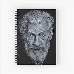 Ian McKellen Spiral Notebook