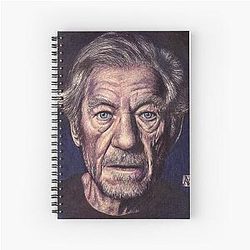Sir Ian McKellen Spiral Notebook