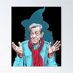 Sir Ian McKellen - An illustration by Paul Cemmick