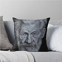 Ian McKellen Throw Pillow