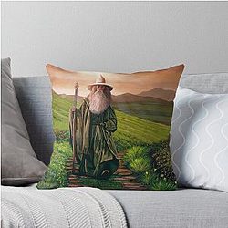 Ian McKellen Painting Throw Pillow