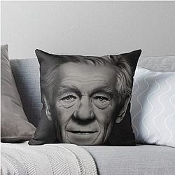 Sir Ian McKellen Throw Pillow