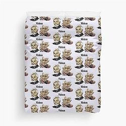 Derek Jacobi and Ian McKellen Vicious Duvet Cover