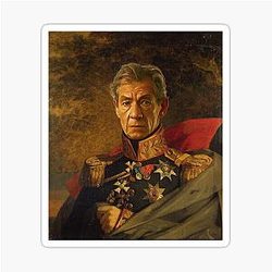 Sir Ian McKellen Sticker