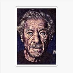 Sir Ian McKellen Sticker