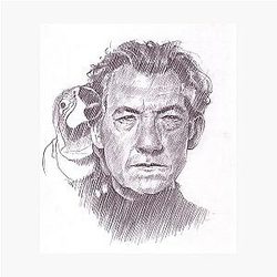 Sir Ian McKellen Photographic Print