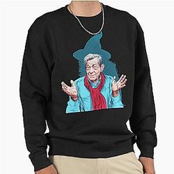 Sir Ian McKellen - An illustration by Paul Cemmick Sweatshirt