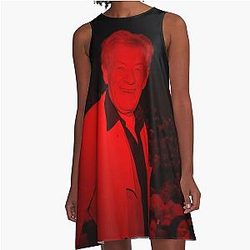Ian Mckellen Celebrity A-Line Dress