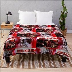 Ichi the Killer Art Print Throw Blanket
