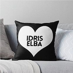 Love Idris Elba Throw Pillow