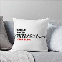 Mentally In A Relationship With Idris Elba Cushion