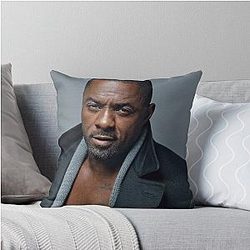 Idris Elba Throw Pillow