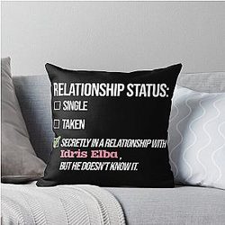 Idris Elba Relationship Throw Pillow