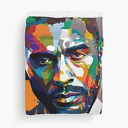 Idris Elba Art Duvet Cover