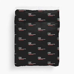Mentally Dating Idris Elba White Duvet Cover