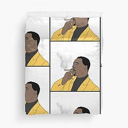 Idris Elba Hand-Drawn Art Duvet Cover