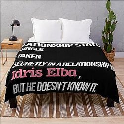 Idris Elba Relationship Throw Blanket