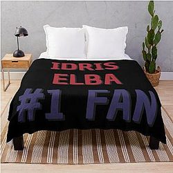 Idris Elba Fan Throw Blanket