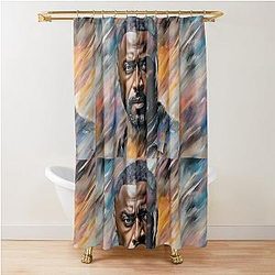 Idris Elba Shower Curtain
