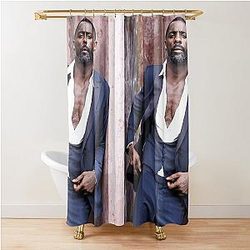 Idris Elba Shower Curtain