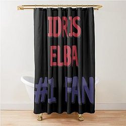 Idris Elba Fan Shower Curtain