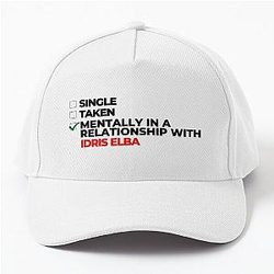 Mentally In A Relationship With Idris Elba Baseball Cap
