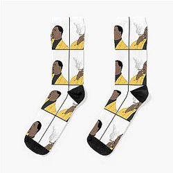 Idris Elba Hand-Drawn Art Socks