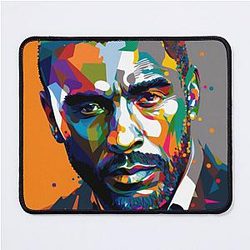 Idris Elba Original Art Mouse Pad